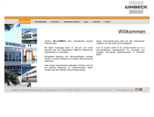 Tablet Screenshot of limbeck.com